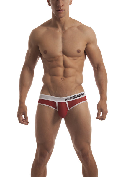 The BROOK Red Brief by wearMEunder Limited Edition underwear for Men