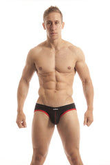 The ADRIAN Black JockBrief by wearMEunder Limited Edition underwear for Men, a hybrid between a jockstrap and a brief